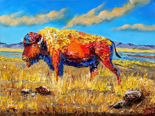 Wild Soul in Color by vidyut Singhal, Painting for Sale on Select