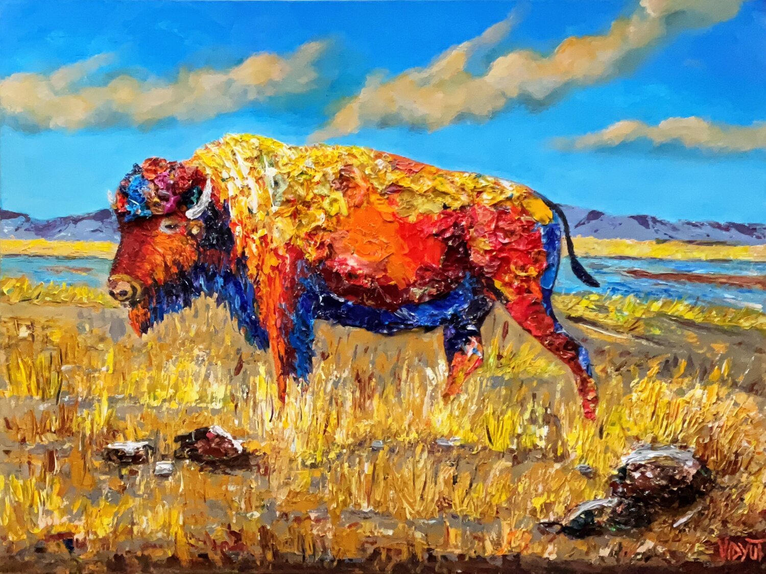 Wild Soul in Color vidyut Singhal Original painting for sale