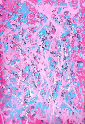 Pretty in pink. by Margie Nottingham, Painting for Sale on Select