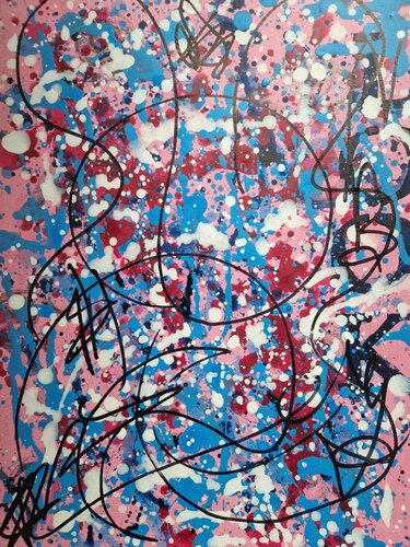 Dancing in colour. von Margie Nottingham, Malerei kaufen auf Select