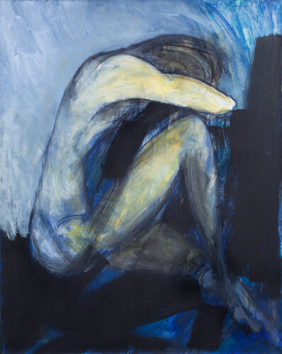 Sitting #1 by Alexander Chalovsky, Painting for Sale on Select