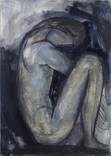Sitting #4 by Alexander Chalovsky, Painting for Sale on Select