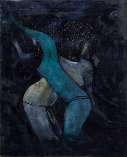 Synthwave Silhouettes #67 by Alexander Chalovsky, Painting for Sale on Select