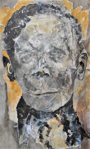 Elders #3  Buried Strata of Memory by Alexander Chalovsky, Painting for Sale on Select