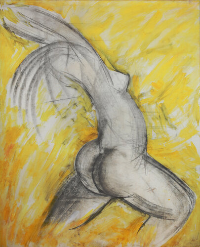 Yellow Runner by Alexander Chalovsky, Painting for Sale on Select
