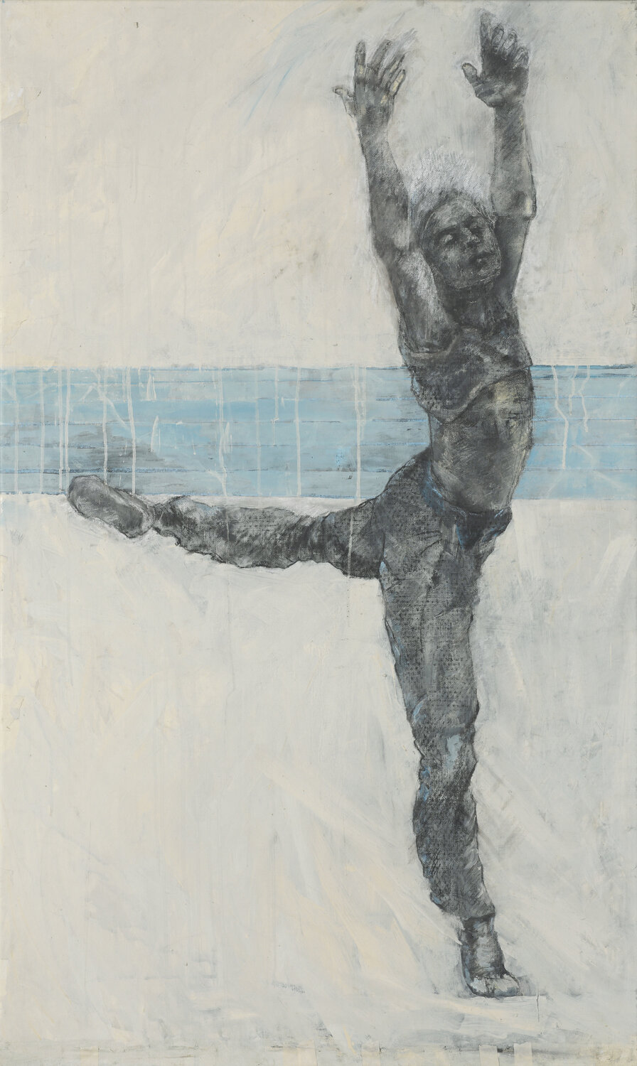Nureyev Method #19 Alexander Chalovsky Original painting for sale