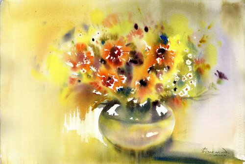 The summer mood. by Alla Prisacar, Painting for Sale on Select