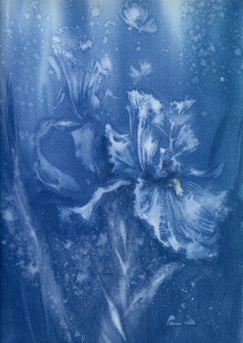 Mysterious world of flowers. by Alla Prisacar, Painting for Sale on Select