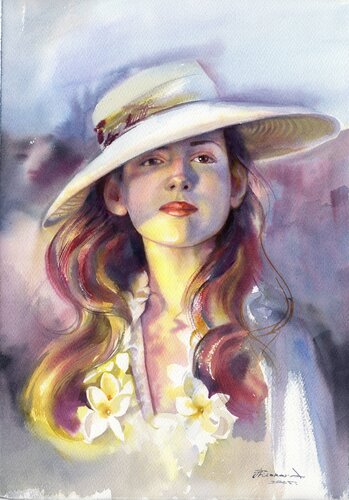 Magnificent beauty by Alla Prisacar, Painting for Sale on Select