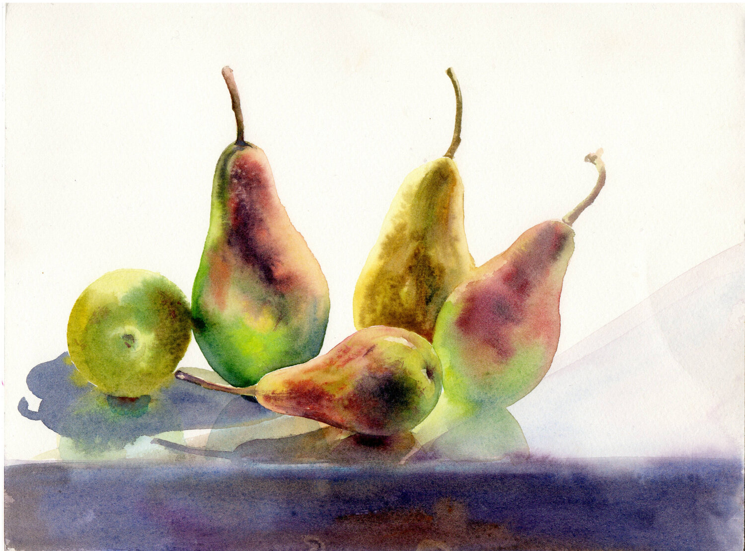 The shape of pear. Alla Prisacar Original painting for sale