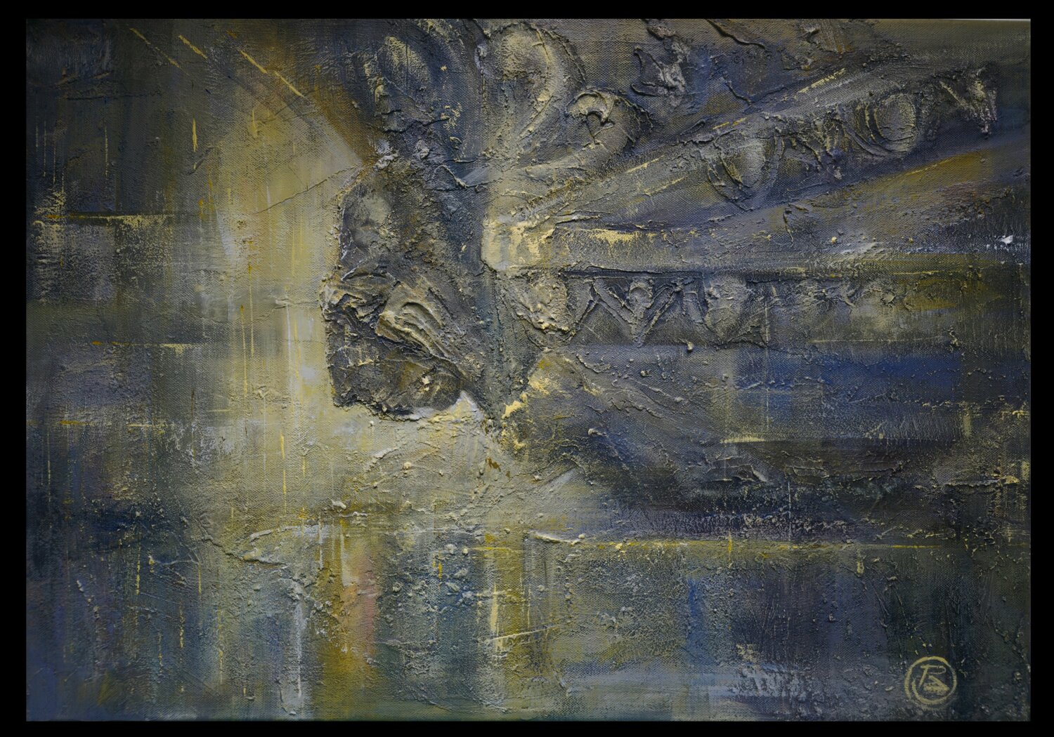 Out of time. Acrylic painting. Alla Prisacar Original painting for sale