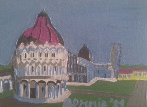Dalle mura di Pisa by BERNARDO BANDINELLI, Painting for Sale on Select