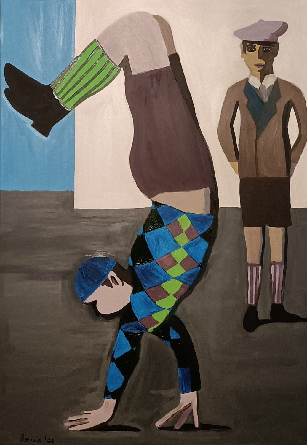 Chi mi ama mi segua BERNARDO BANDINELLI Original painting for sale