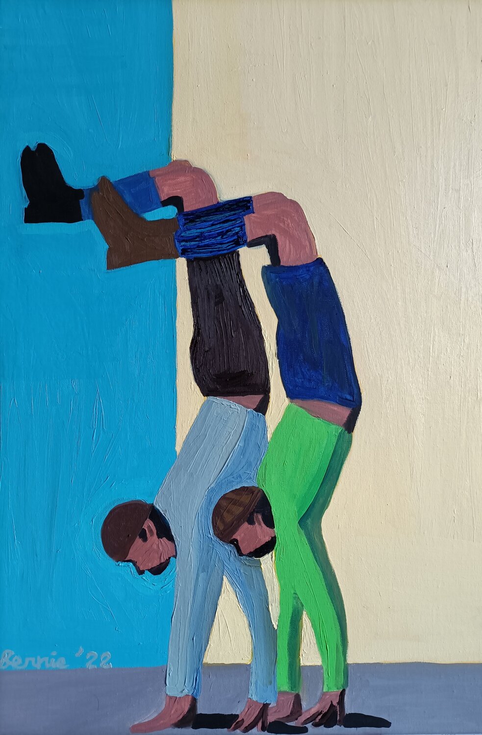 Tentar non nuoce BERNARDO BANDINELLI Original painting for sale