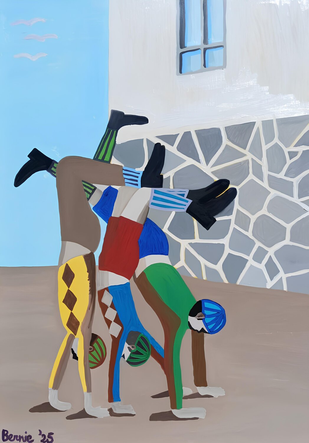 Il gesto ignoto che esprime se stesso e non altro BERNARDO BANDINELLI Original painting for sale