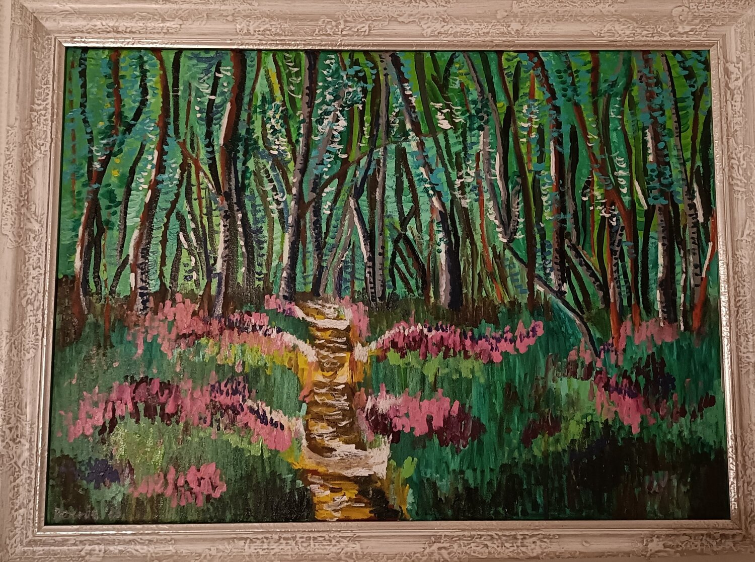 La foresta di pietre BERNARDO BANDINELLI Original painting for sale