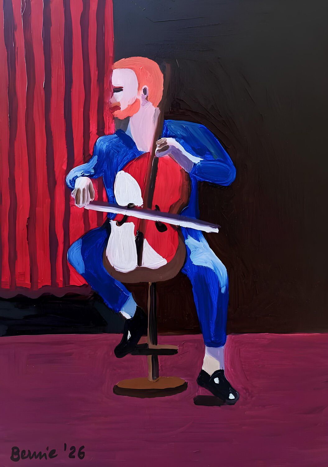 M'illumino d'immenso BERNARDO BANDINELLI Original painting for sale