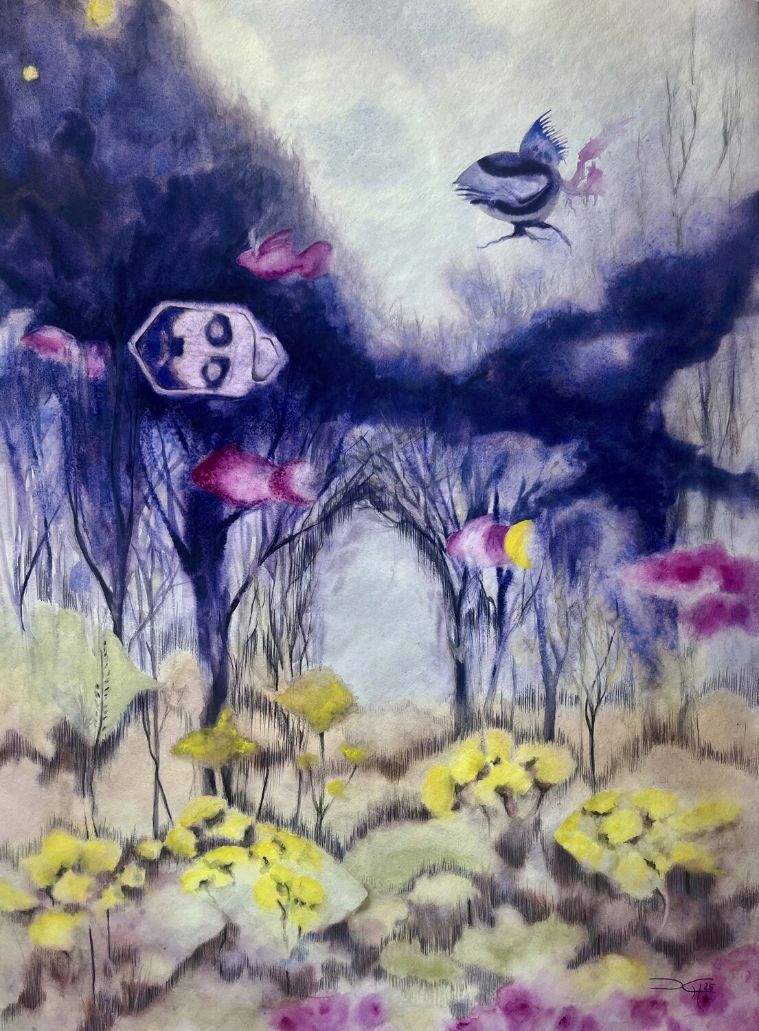 Less Nadia Khovaeva Original painting for sale
