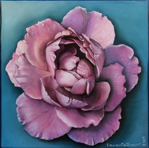 l'ultima rosa by Emanuela De Petrillo, Painting for Sale on Select