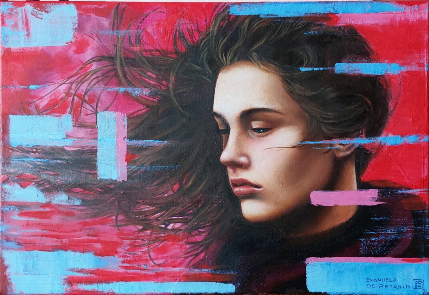Malinconia Emanuela De Petrillo Original painting for sale