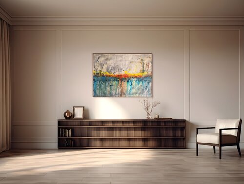" Dialogue between matter and emotion" by Sonia J., Painting for Sale on Select