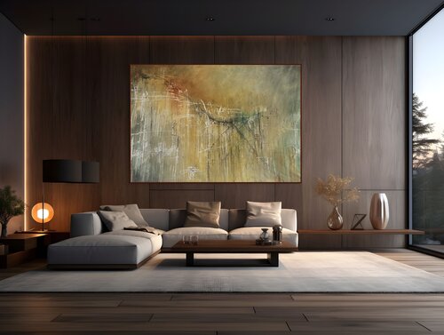 "The Weight of Silence" by Sonia J., Painting for Sale on Select