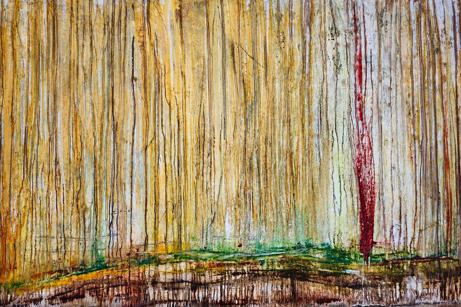 "The Archeology of Strenghts and Courage" Sonia J. Original painting for sale