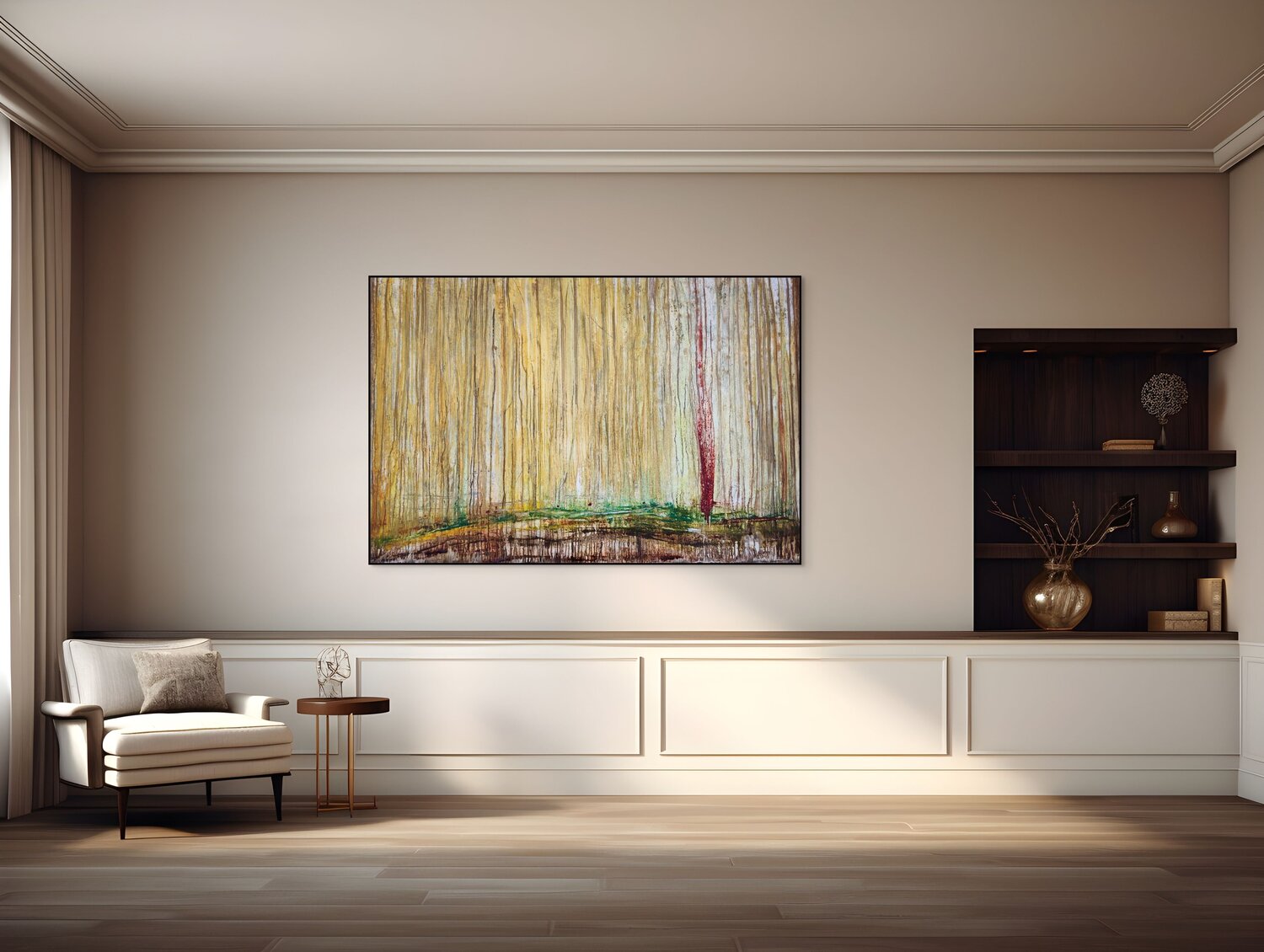 "The Archeology of Strenghts and Courage" Sonia J. Original painting for sale