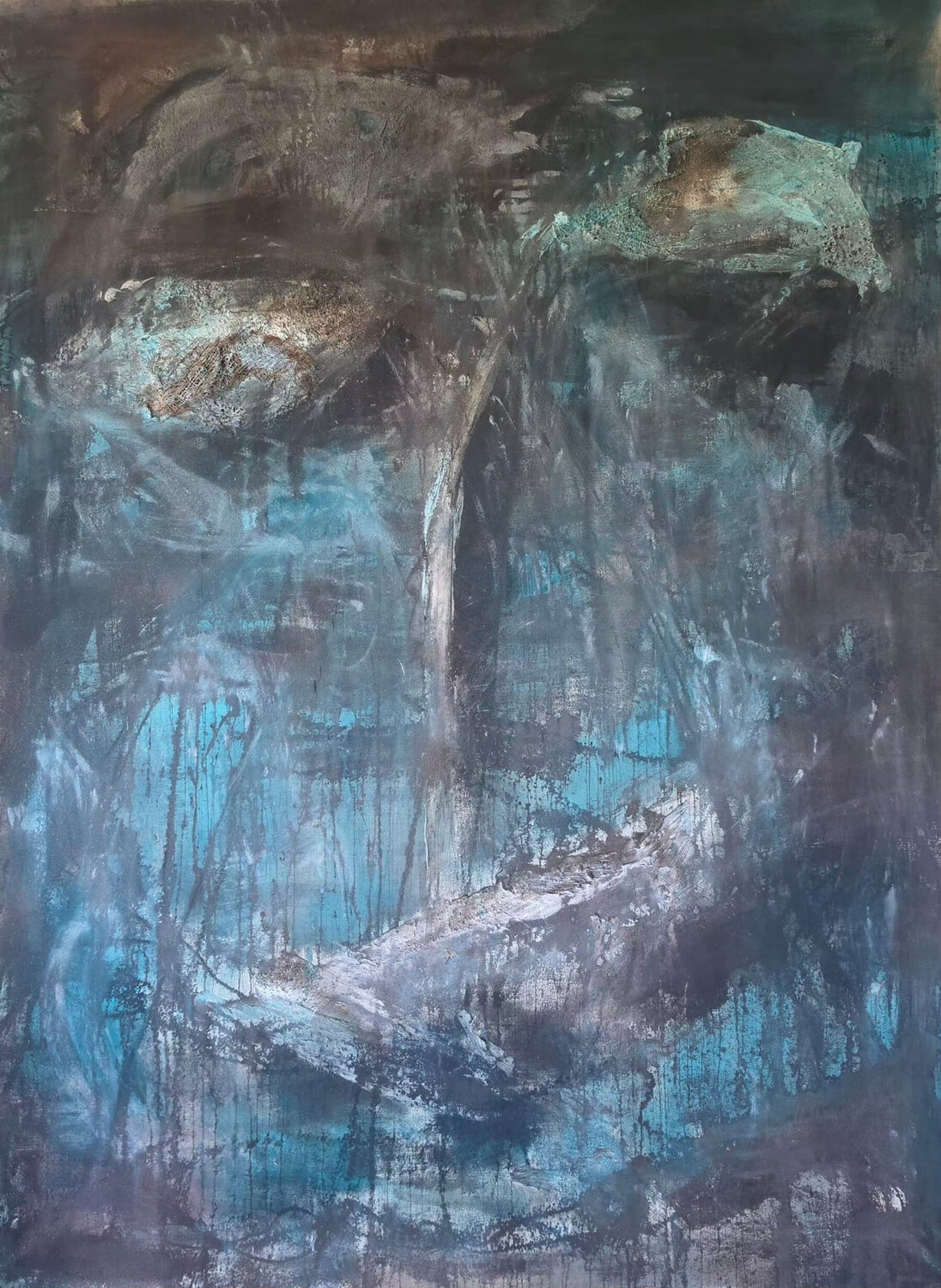 "Mineral Afterimage" Sonia J. Originalgemälde zu verkaufen