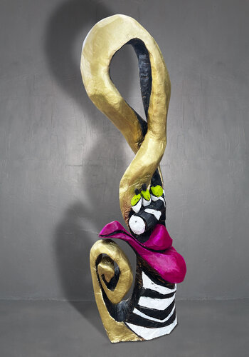 PUNZEL LÄSST IHR HAAR HINAUF by Andrea Halm, Sculpture for Sale on Select