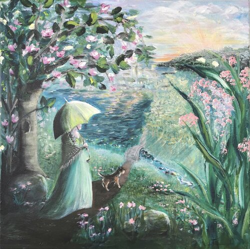 Once upon a time by Sirpa Järvinen, Painting for Sale on Select
