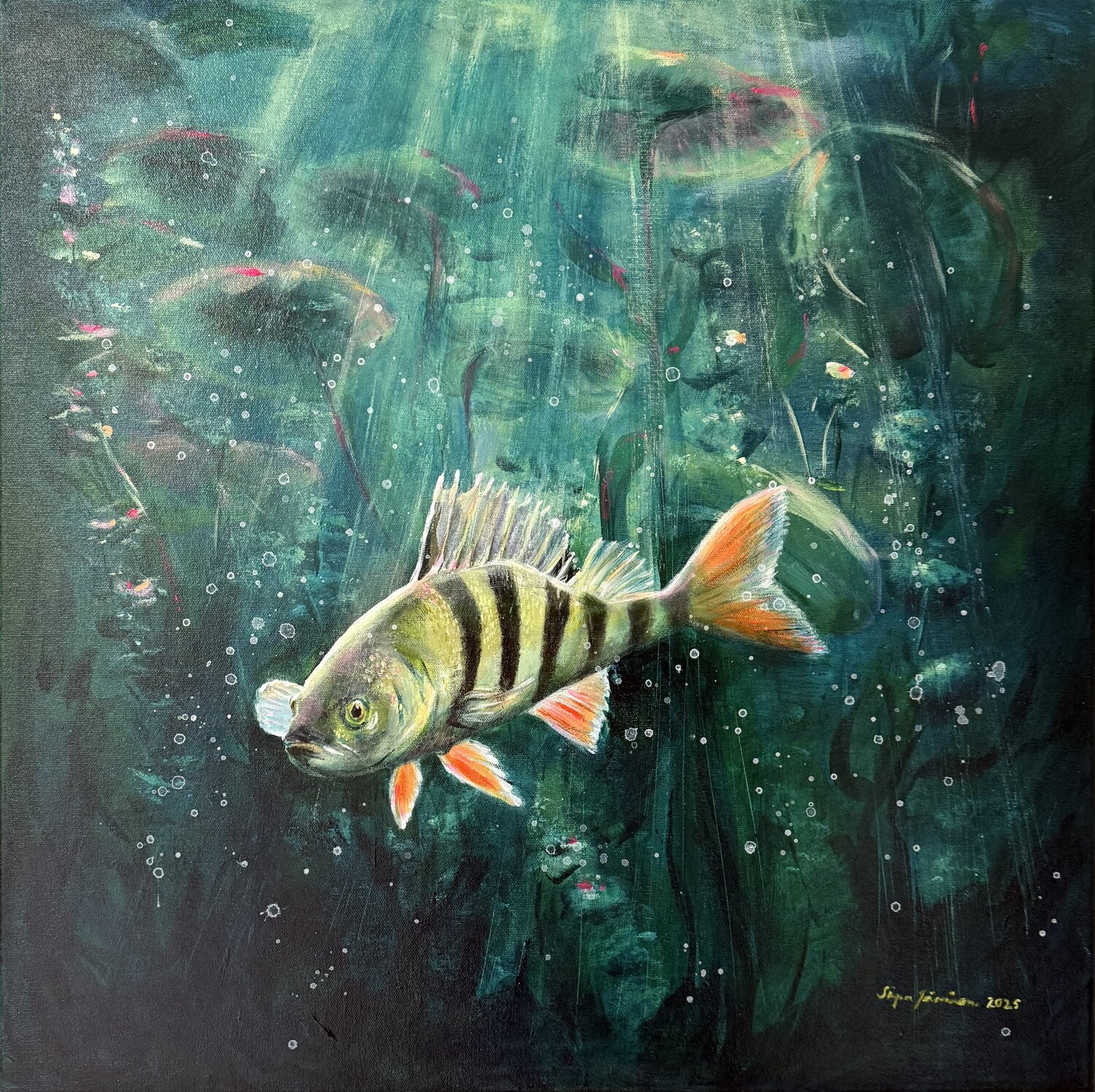 Fair weather day, 2025 Sirpa Järvinen Original painting for sale