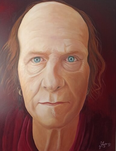 Portrait Herr R. by Georg Tilzer, Painting for Sale on Select
