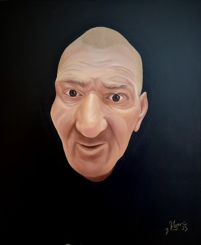 Portrait Herr T. by Georg Tilzer, Painting for Sale on Select