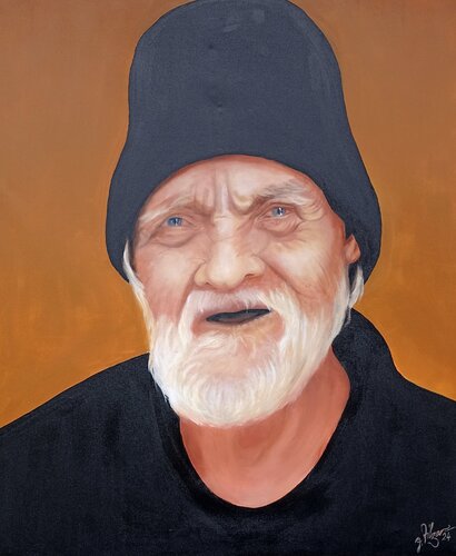 Portrait Herr K. by Georg Tilzer, Painting for Sale on Select
