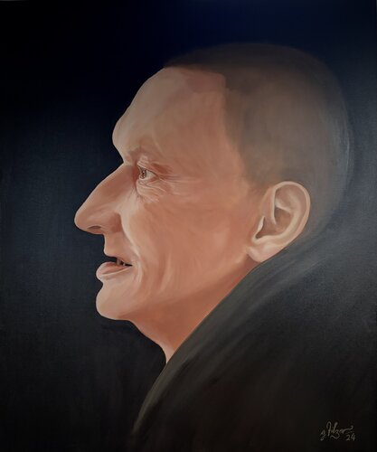 Portrait Herr P. by Georg Tilzer, Painting for Sale on Select