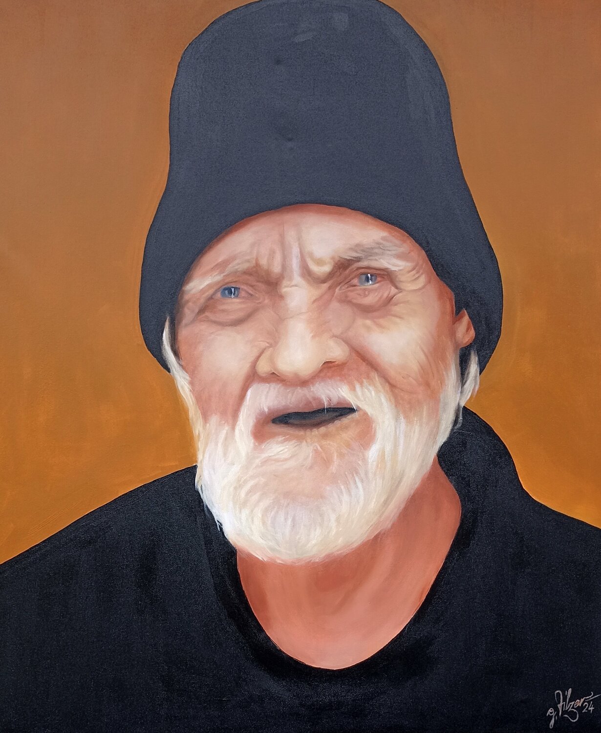 Portrait Herr K. Georg Tilzer Original painting for sale