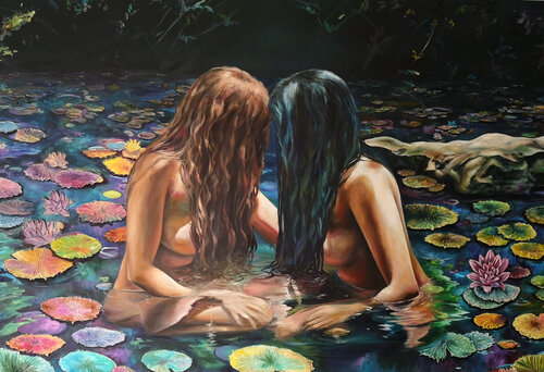 Where the Light Finds Us by Stephanie Künzli Ycaza, Painting for Sale on Select