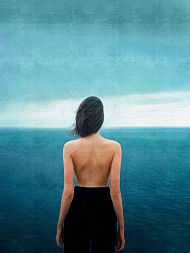 The Wete of the Sea by Stephanie Künzli Ycaza, Painting for Sale on Select