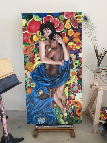 The Garden of Tender Dualities by Stephanie Künzli Ycaza, Painting for Sale on Select