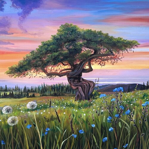 Rooted in Light by Stephanie Künzli Ycaza, Painting for Sale on Select