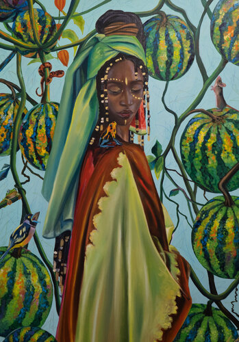 The Keeper of the Garden by Stephanie Künzli Ycaza, Painting for Sale on Select