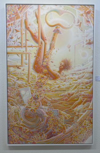 HALTLOS by Stephanie Künzli Ycaza, Painting for Sale on Select
