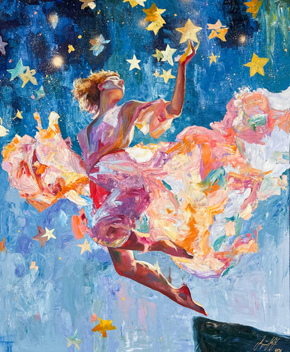 The Star Catcher by Stephanie Künzli Ycaza, Painting for Sale on Select
