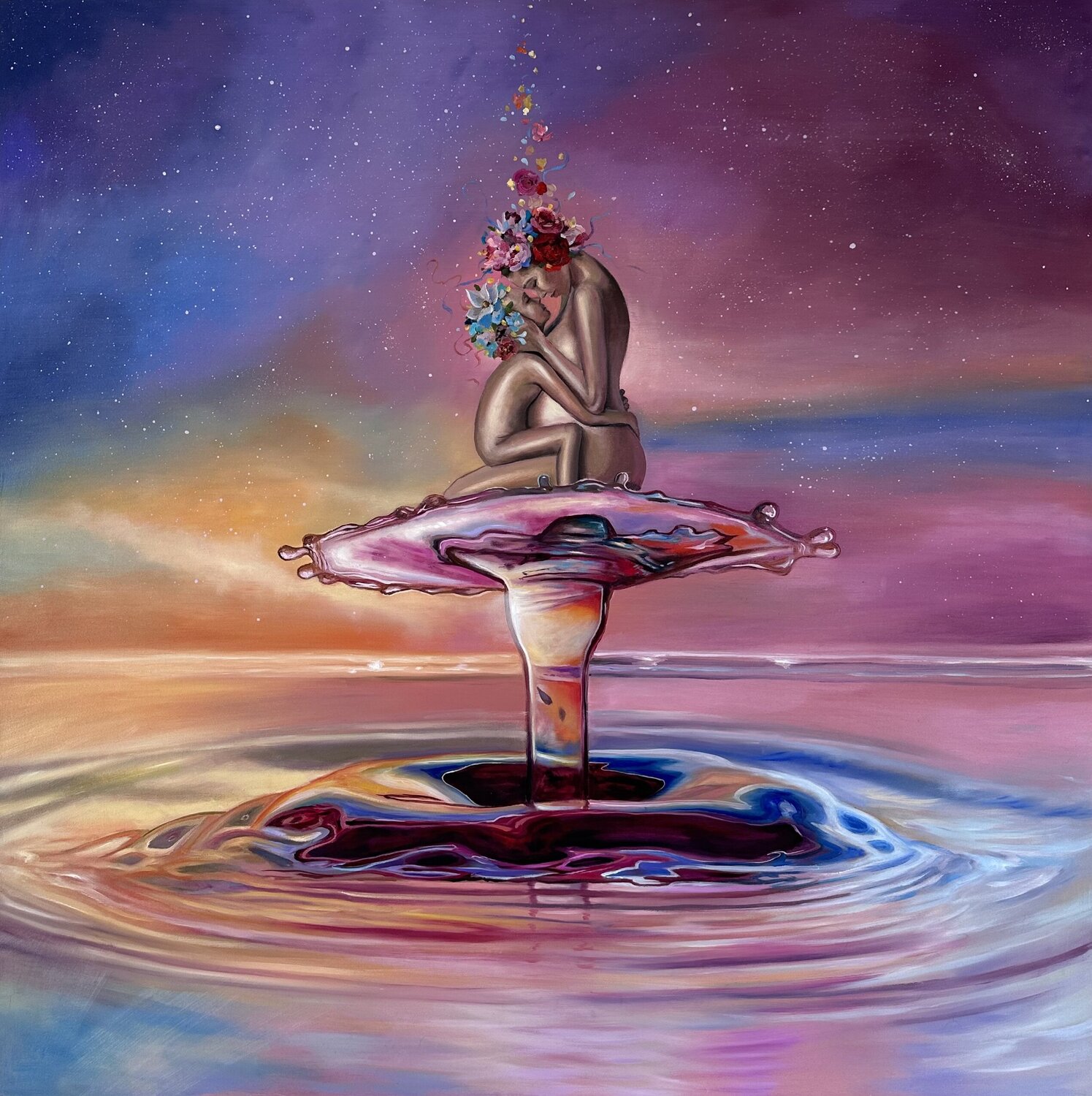 Infinite Love Stephanie Künzli Ycaza Original painting for sale