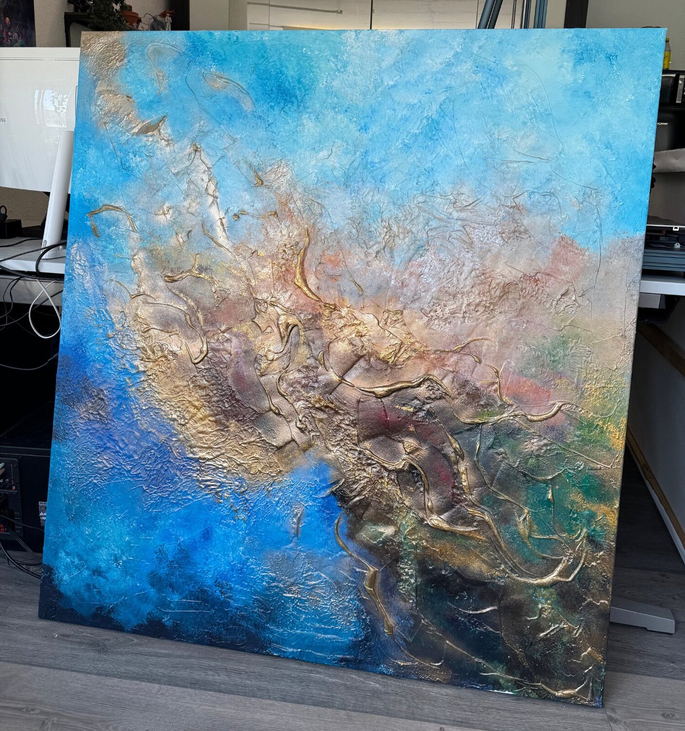Earth Stephanie Künzli Ycaza Original painting for sale