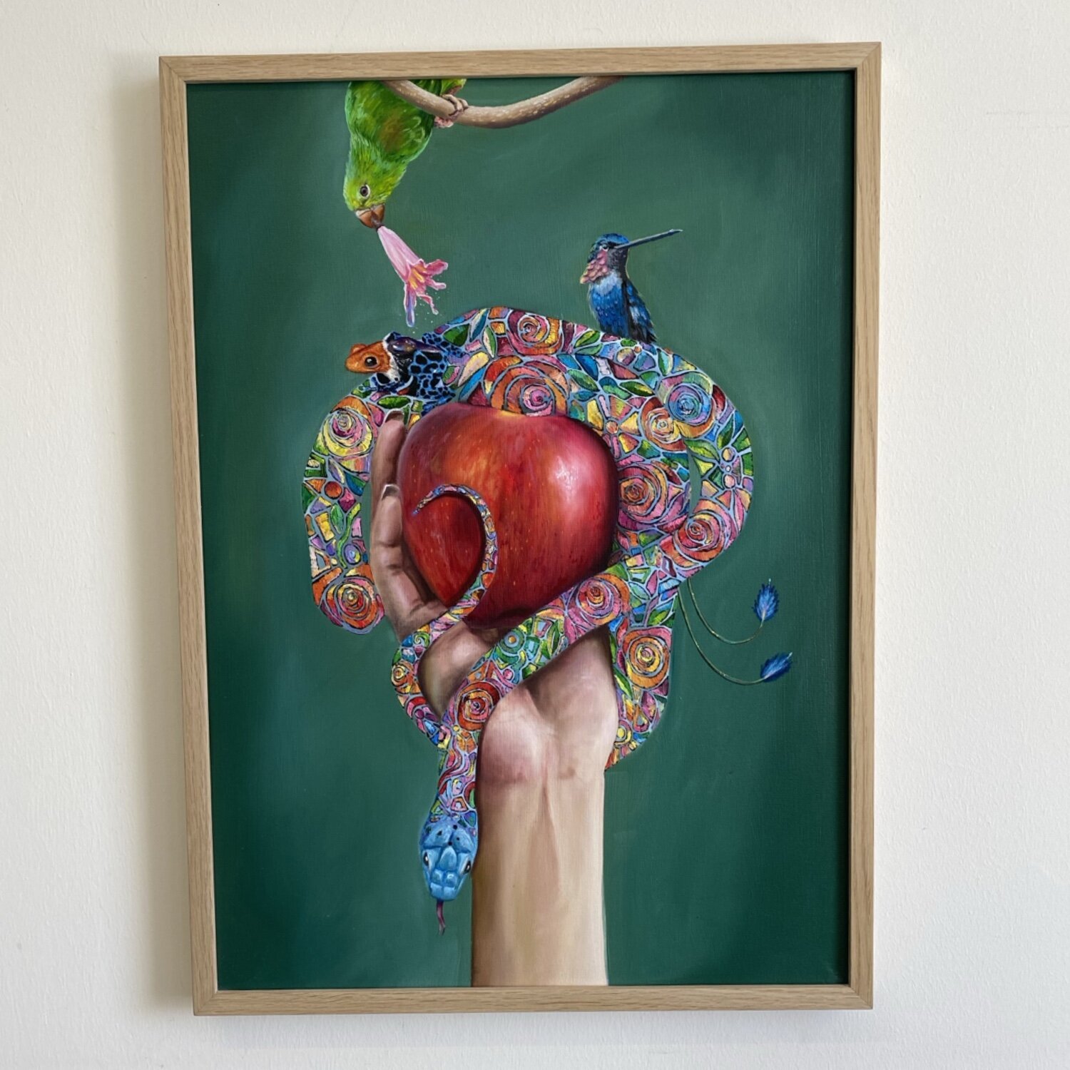 Symbiosis Stephanie Künzli Ycaza Original painting for sale