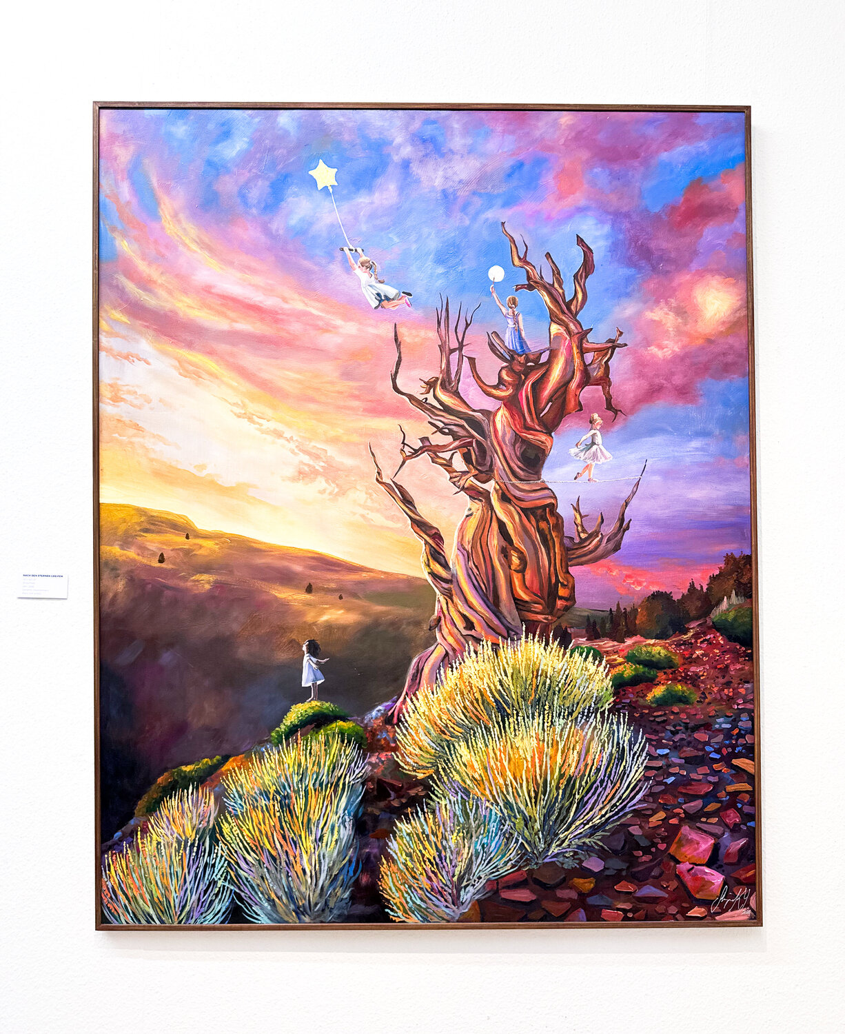 Reaching for the Stars Stephanie Künzli Ycaza Original painting for sale