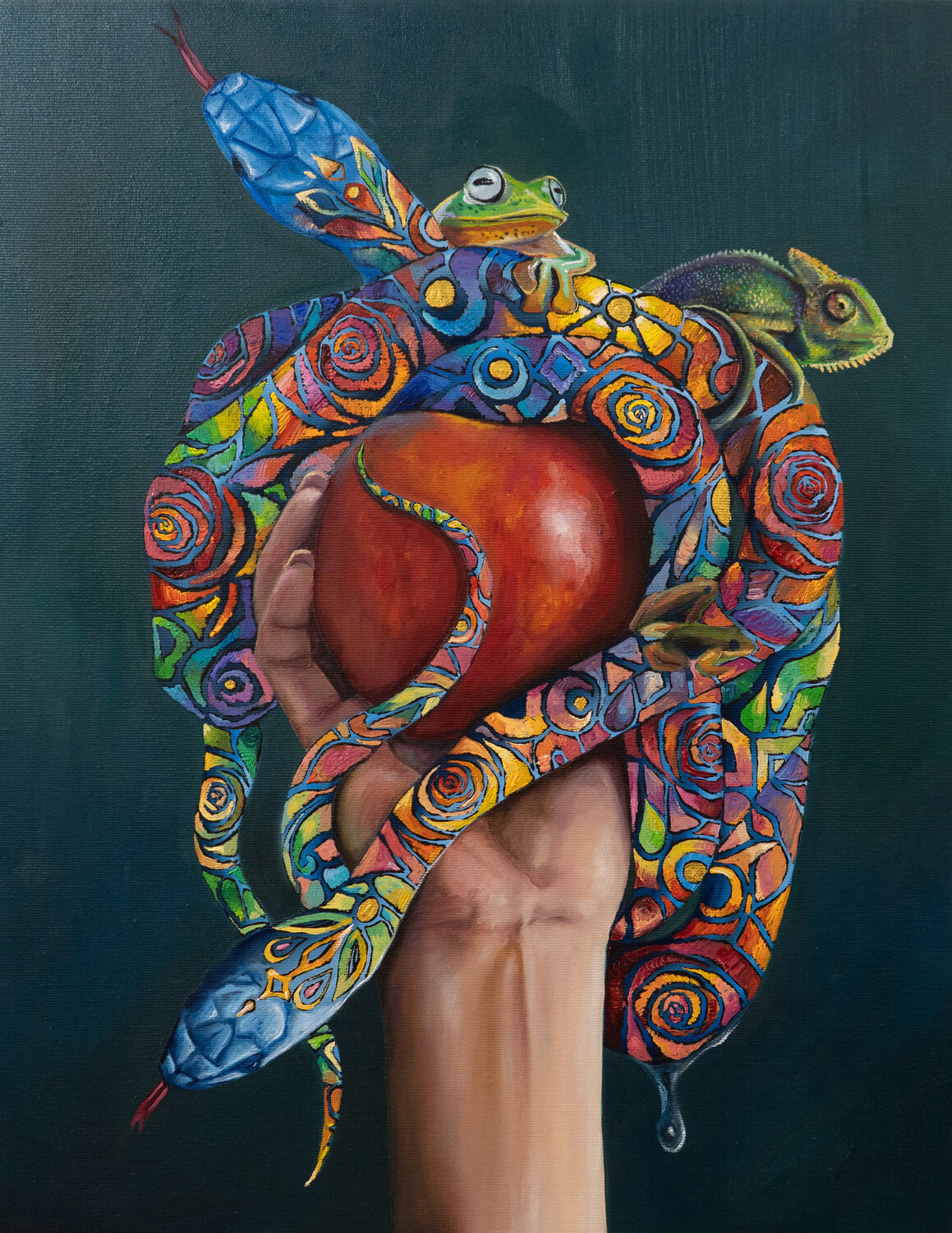 The Garden Within Stephanie Künzli Ycaza Original painting for sale