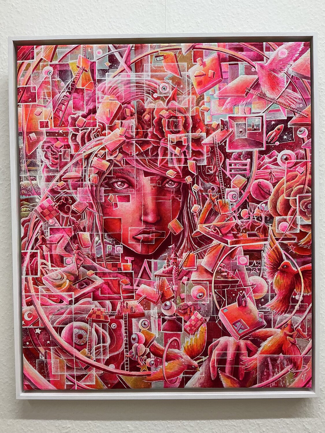 VERSCHWOMMEN Stephanie Künzli Ycaza Original painting for sale